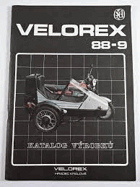 Velorex 88-9. Katalog výrobků - sidecary 562, 700 - JAWA
