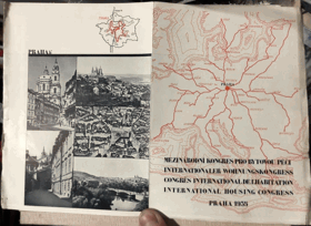 Mezinárodní kongres bytové péče, který se konal v Praze 23. – 26. června 1935 LETÁK ...