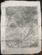 OLOMOUC 1:75000 MAPA Olmütz