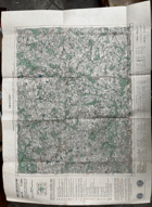 SEDLČANY 1:75.000 MAPA