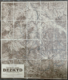 TURISTICKÁ MAPA BESKYD BEZKYD 1:50.000 MAPA