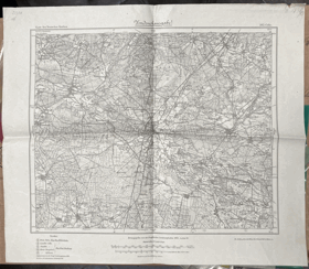 CELLE. KARTE DES DEUTSCHEN REICHES 1:100.000 MAPA