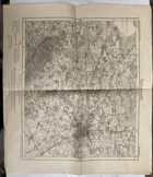 HANNOVER - KARTE DES DEUTSCHEN REICHES 1:100.000 MAPA