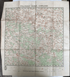 POLITICKÝ OKRES CHRUDIM 1:100.000 MAPA