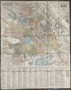 WIEN - G. FREYTAGS ORIENTIERUNGSPLAN VÍDEŇ 1:15.000 MAPA-KARTE