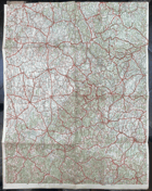 ELFURT + SACHSEN + FULDA, MAPA-KARTE