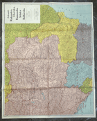 POHRANIČÍ RAKOUSKO-UHERSKA, RUMUNSKA, SRBSKA, BULHARSKA 1:1,250.000 MAPA