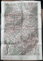 HODONÍN 1:200.000 MAPA