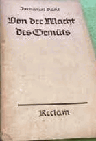 Von der Macht des Gemüts reclam