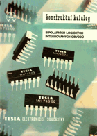 Tesla -Konstrukční katalog - Bipolárních logických integrovaných obvodů, 1983 1983-84