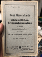 Neue Generalkarte des südw.Kriegsschauplatzes 1:200.000 herausgegeben vom k.u.k. militär-geogr. ...