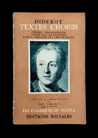 Diderot - Textes choisis, Tome 1