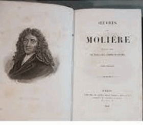2SVAZKY 2VOLs Oeuvres de Molière avec des notes de tous les commentateurs 1+2