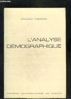 L'analyse démographique - concepts, méthodes, résultats