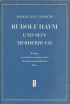 Rudolf Haym uns sein Herderbuch - Beiträge zur kritischen Aneignung des ...