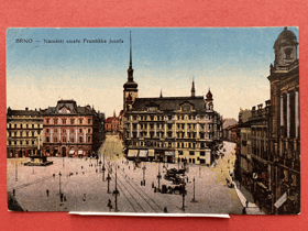 Brno. Náměstí císaře Františka Josefa