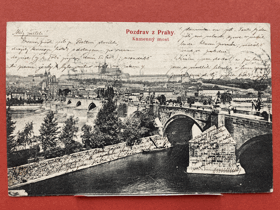 Pozdrav z Prahy. Kamenný most