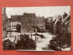 Mulhouse. Place de la Réunion et Hôtel de Ville