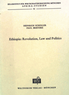 Ethiopia - revolution, law and politics