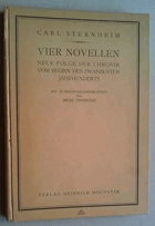 Vier Novellen. Neue Folge der Chronik vom Beginn des Zwanzigsten Jahrhunderts