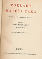 Poklady Matúša Čáka. Historický román pre mládež.