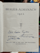 Brauer-Almanach.