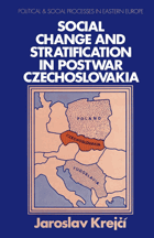 Social Change and Stratification in Postwar Czechoslovakia VĚNOVÁNÍ AUTORA!!