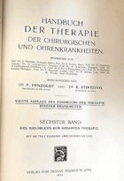 Handbuch der Therapie der Geburtshilfe und Frauenkrankheiten. Bd. 7 - Des Handbuchs der Gesamten ...