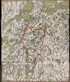 NÁCHOD POLITICKÝ OKRES 1:100.000 MAPA-KARTE