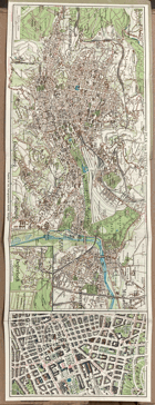 STUTTGART VERKEHRS-PLAN 1:20.000 MAPA-KARTE