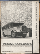 HANNOVERSCHE WOCHE - JAHRGANG 7, SOMMER 1931