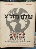 Olam Gadol-Bet A Big World I By Adai & Abraham Shumsky HC