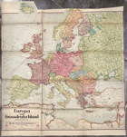 EUROPA UND GROSSDEUTSCHLAND VELKONĚMECKÁ ŘÍŠE 1:5.000.000 MAPA-KARTE