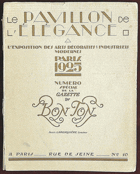 Pavillon de L'Elegance Special Edit. Gazette du Bon Ton Magazine   No 10