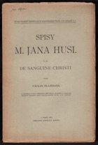 Spisy M. Jana Husi. Č. 3, De sanguine Christi