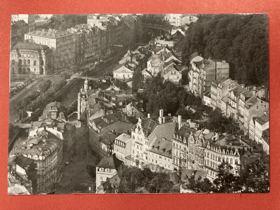 Karlovy Vary. Lázeňská čtvrť