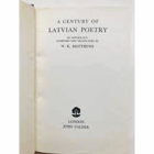 A Century of Latvian Poetry