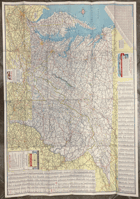 VIRGINIA WEST VIRGINIA MARYLAND DELAWARE WITH PICTORIAL GUIDE - ESSO MAP-MAPA