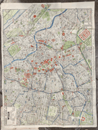 WIEN STADTPLAN 1:13.500 MAPA-KARTE