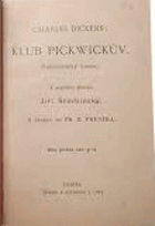 Klub Pickwickův 1+2. Humoristický román
