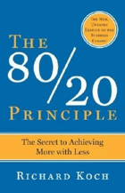 The 80/20 principle - the secret of achieving more with less