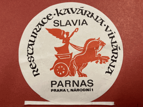 Podtácek SLAVIA - PARNAS restaurace, kavárna, vinárna