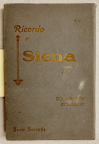 Ricordo di Siena - 20 vedute artistiche ALBUM-PORTFOLIO