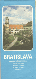 Bratislava Orientačná mapa Pressburg