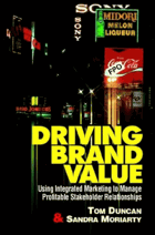 Driving brand value - using integrated marketing to manage profitable stakeholder relationships