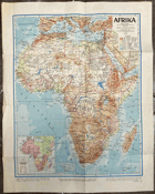 AFRIKA 1:24.000.000 MAPA