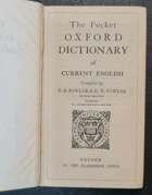 The Pocket Oxford Dictionary od Current English