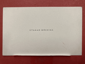 ORIG tištěná vizitka Bez textu!!