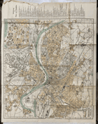 DRESDEN STADTPLAN 1:25.000 MAPA-KARTE