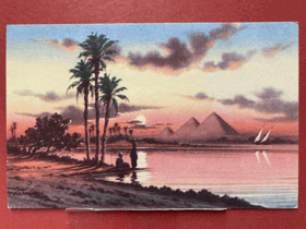 Sunset at Pyramids